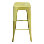 Bar stool Utopia metal yellow 42x42x76cm - Image 3