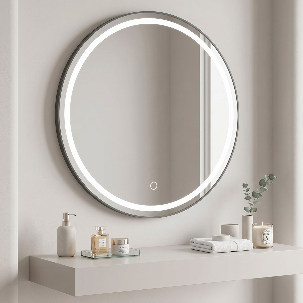 298-000054 Deliza led mirror D70x2.5cm - Image 1