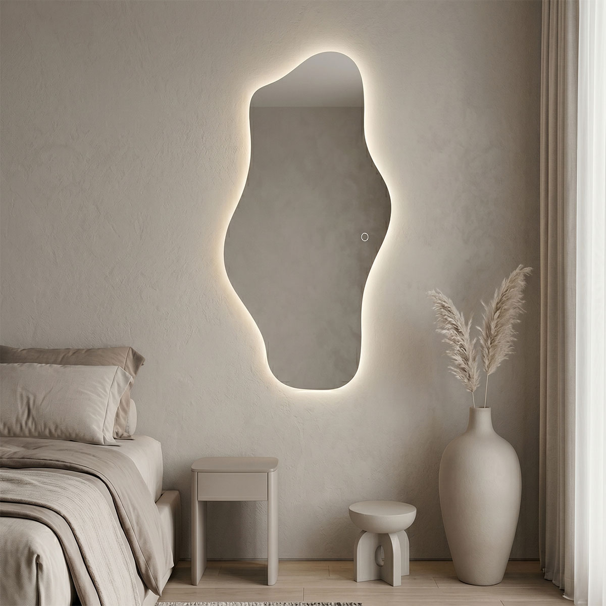 298-000060 Eliona led mirror 60x2.5x120cm - Image 1