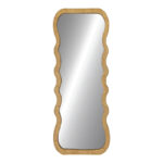 Zerbon mdf mirror in natural color 60x1.5x155cm