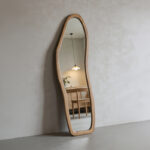 Quene mdf mirror in natural color 50x1.5x150cm - Image 2