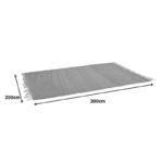 Teppe jute rug in natural shade 300x200x1cm - Image 3