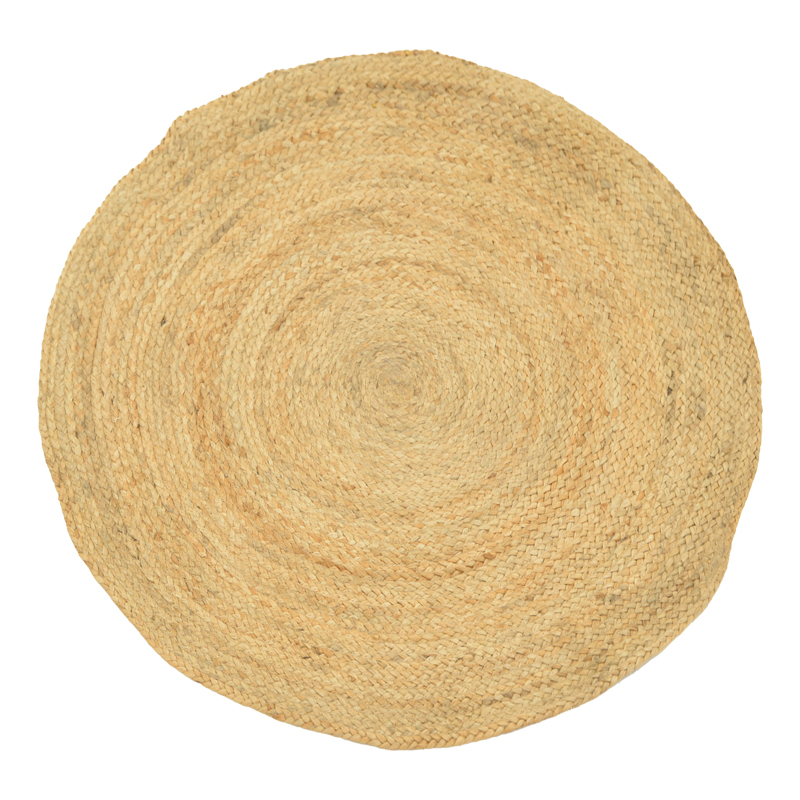 302-000060 Solon beige jute rug D160x1cm - Image 1