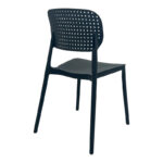 Stackable Regande pp chair black 42x49.5x82cm - Слика 2