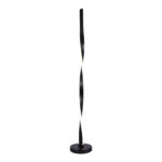 Floor light Jounko led metal in black color D20x130cm - Image 3