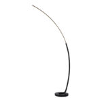 Floor light Archer led metal in black color 70x28x165cm - Image 3