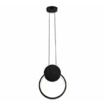 Ceiling light Ganden led metal in black color D26.5x20cm - Image 2