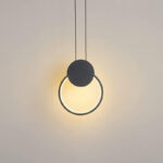 Ceiling light Ganden led metal in black color D26.5x20cm - Image 3