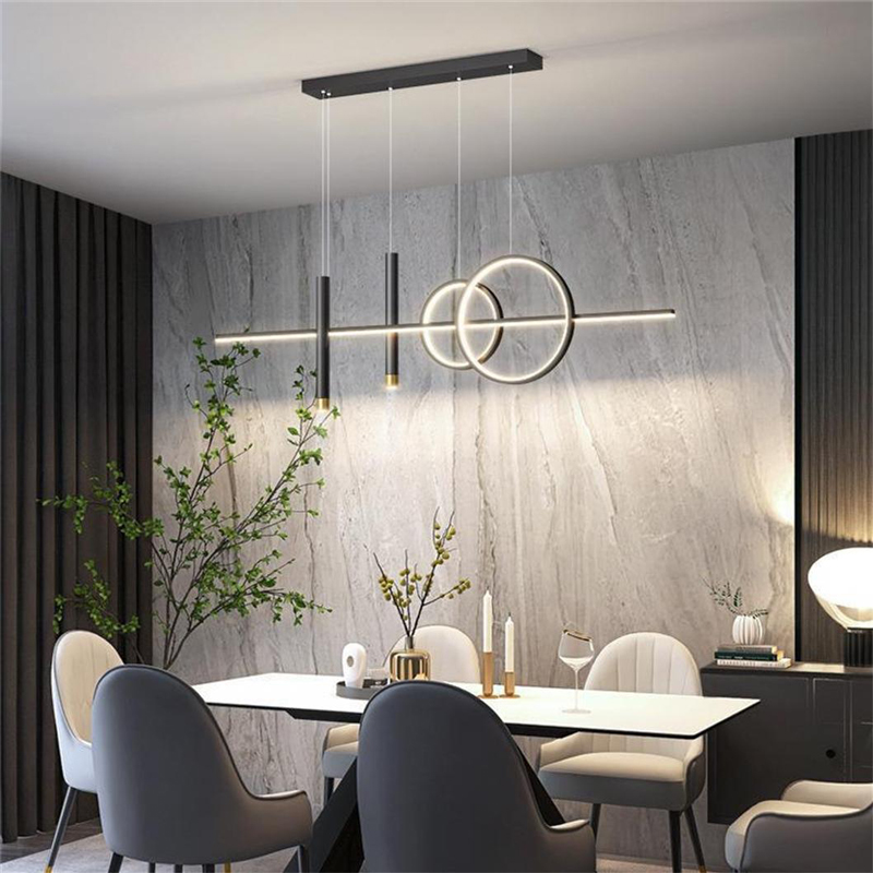 342-000150 Ceiling lamp Neron led black metal 100x25x26cm - Image 1