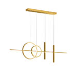 Ceiling lamp Neron led gold metal 100x25x26cm - Слика 2