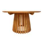 Kenda I mindi coffee table, natural wood, D80x45cm - Image 3