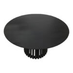 Kenda I mindi wood table black D120x75cm - Image 3