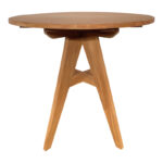 Cadrada table teak wood in natural shade D80x76cm - Image 2