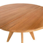 Cadrada table teak wood in natural shade D80x76cm - Image 4