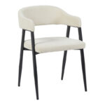 Armchair Sezan fabric beige 56x55x78cm
