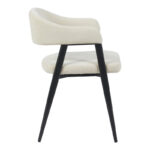 Armchair Sezan fabric beige 56x55x78cm - Слика 3