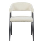 Armchair Sezan fabric beige 56x55x78cm - Слика 4