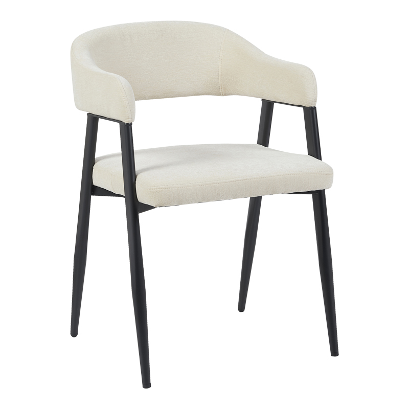 350-000041 Armchair Sezan fabric beige 56x55x78cm - Слика 1