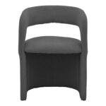 Cocon armchair anthracite fabric 58x58x80cm - Image 4