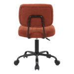 Office chair Warra burgundy fabric 50x52x76-86cm - Слика 5