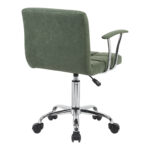 Office chair Buleco olive green fabric 56x46x74-86cm - Слика 2