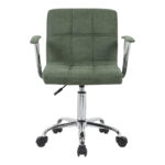 Office chair Buleco olive green fabric 56x46x74-86cm - Слика 4