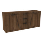 Doha sideboard walnut with oak 180x45x80.5cm - Слика 2