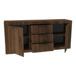 Doha sideboard walnut with oak 180x45x80.5cm - Слика 3