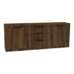 Doha buffet walnut with oak 210x45x80.5cm - Слика 2