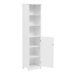 Cabinet-Column Desilia mdf white 37x30x160cm - Слика 3