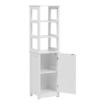 Cabinet-Column Larben mdf white 40x33x150cm - Слика 3