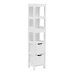 Cabinet-Column Kelby mdf white 30x30x144cm - Слика 3