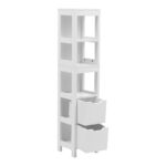Cabinet-Column Kelby mdf white 30x30x144cm - Слика 4