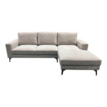 Left corner sofa Menande beige fabric 248x173x89cm - Слика 2