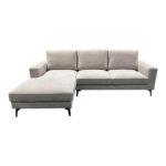 Right corner sofa Menande beige fabric 248x173x89cm - Слика 2