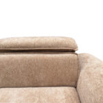 Left corner sofa-bed Lemance beige fabric 251x168x82cm - Image 6