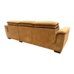 Left corner sofa-bed Lemance camel fabric 251x168x82cm - Image 5