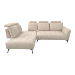Right corner sofa Serkas beige fabric 268x100x105cm - Слика 6