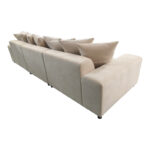 Left corner sofa Gerando beige fabric 336x179x83cm - Слика 4