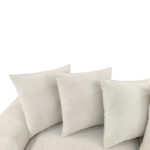 Left corner sofa Gerando beige fabric 336x179x83cm - Слика 5