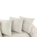 Right corner sofa Gerando beige fabric 336x179x83cm - Image 5