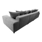 Right corner sofa Gerando anthracite fabric 336x179x83cm - Image 5