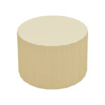 Set of 2 pieces coffee tables Ponty cream mango wood - Слика 3