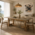 Table Senza natural color mango wood 180x90x76cm