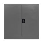 Armon metal cabinet in anthracite color 90x45x90cm - Image 3