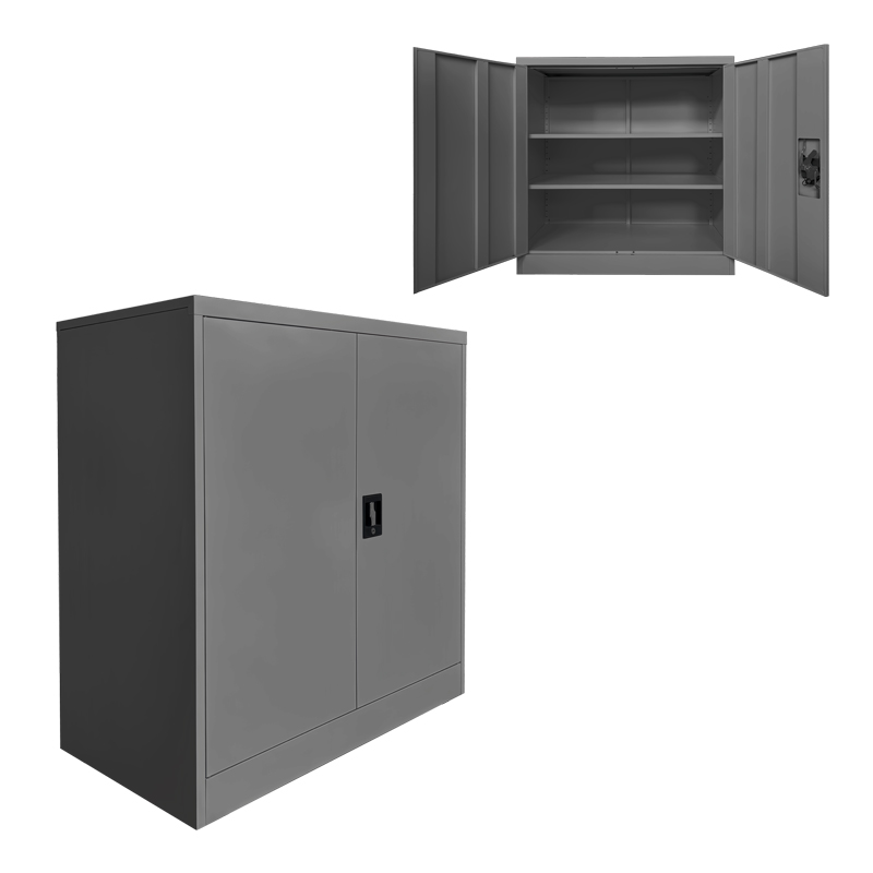 378-000010 Armon metal cabinet in anthracite color 90x45x90cm - Image 1