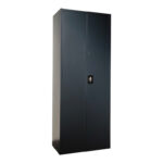 Ugren metal wardrobe anthracite 70x40x180cm - Image 2