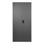 Zogi metal wardrobe with partition in anthracite 70x40x180cm - Слика 3