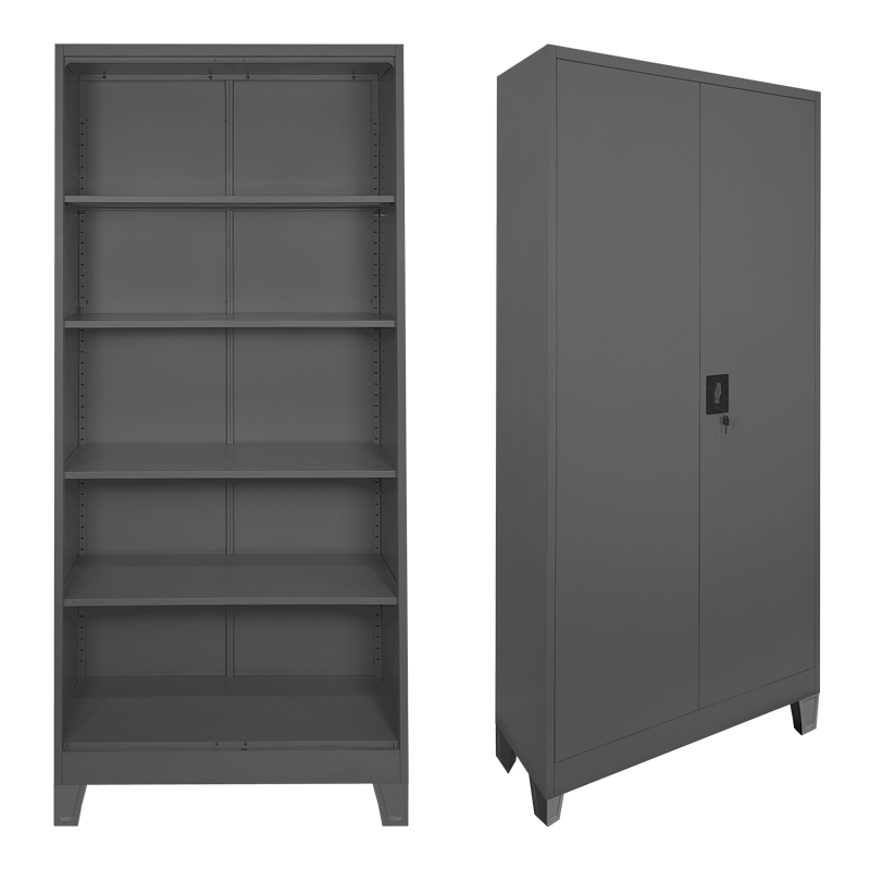 378-000020 Ugren metal cabinet in antharcite color 90x40x190cm - Image 1