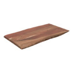 Table top Pozier solid acacia wood walnut 200x95x4cm